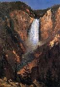 Albert Bierstadt Yellowstone Falls painting
